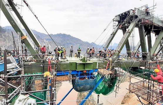 TECHNOTORC TORQUING SERVICES GIVEN TO CHENAB BRIDGE